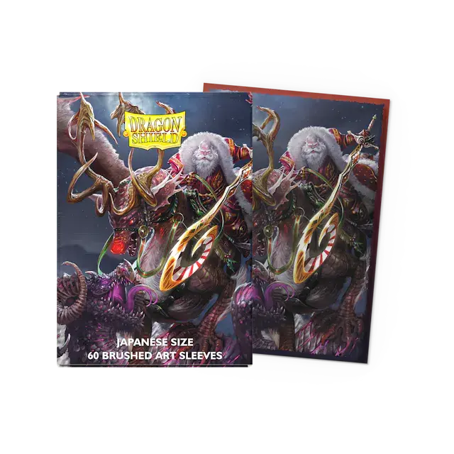 Dragon Shield Japanese size Brushed Art Sleeves - Christmas 2022