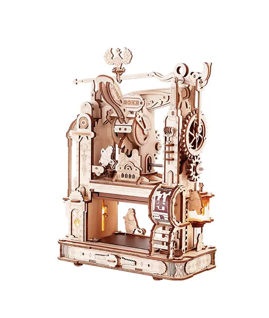 Classic Printing Press - 3D Wooden Puzzle DIY - Rolife