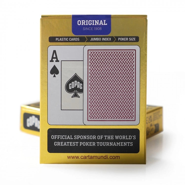 Copag Texas Hold'em poker cards (Red)