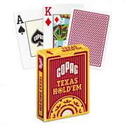 Copag Texas Hold'em poker cards (Red)