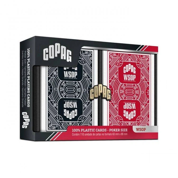 Copag Wsop Jumbo Index Double Plastic playing cards