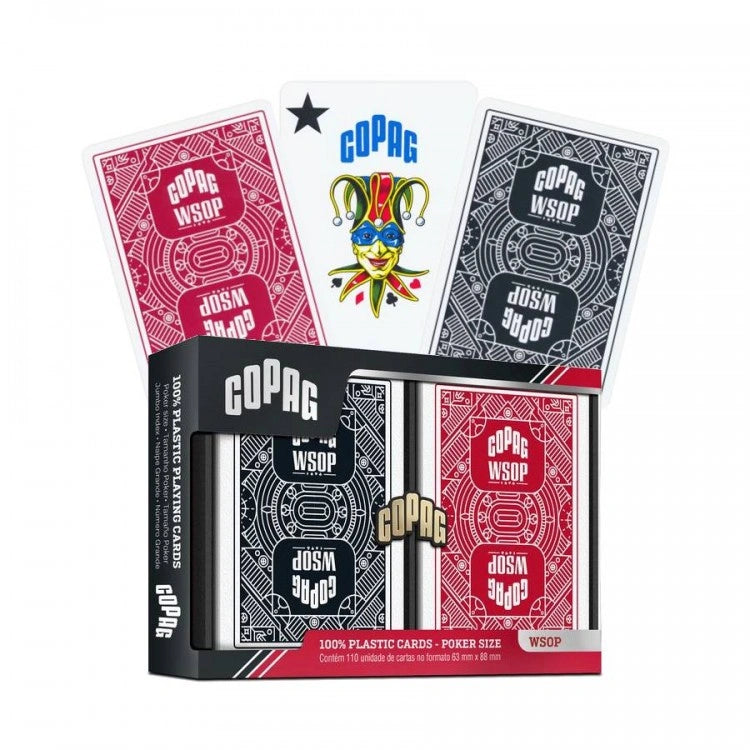 Copag Wsop Jumbo Index Double Plastic playing cards