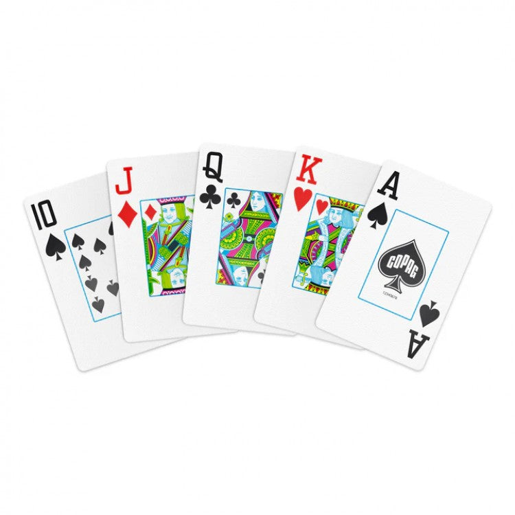 Copag Legacy Bridge Size Jumbo Index Playing Cards Double Deck (black and gold)