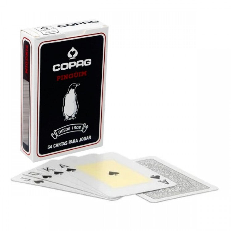 Copag Pinguim Bridge Cards Deck (Black or Red)