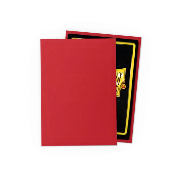 Dragon Shield Japanese size Matte Sleeves - Crimson