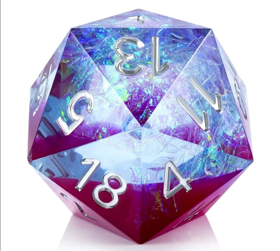 D20 Purple And Blue Spectral (33mm)