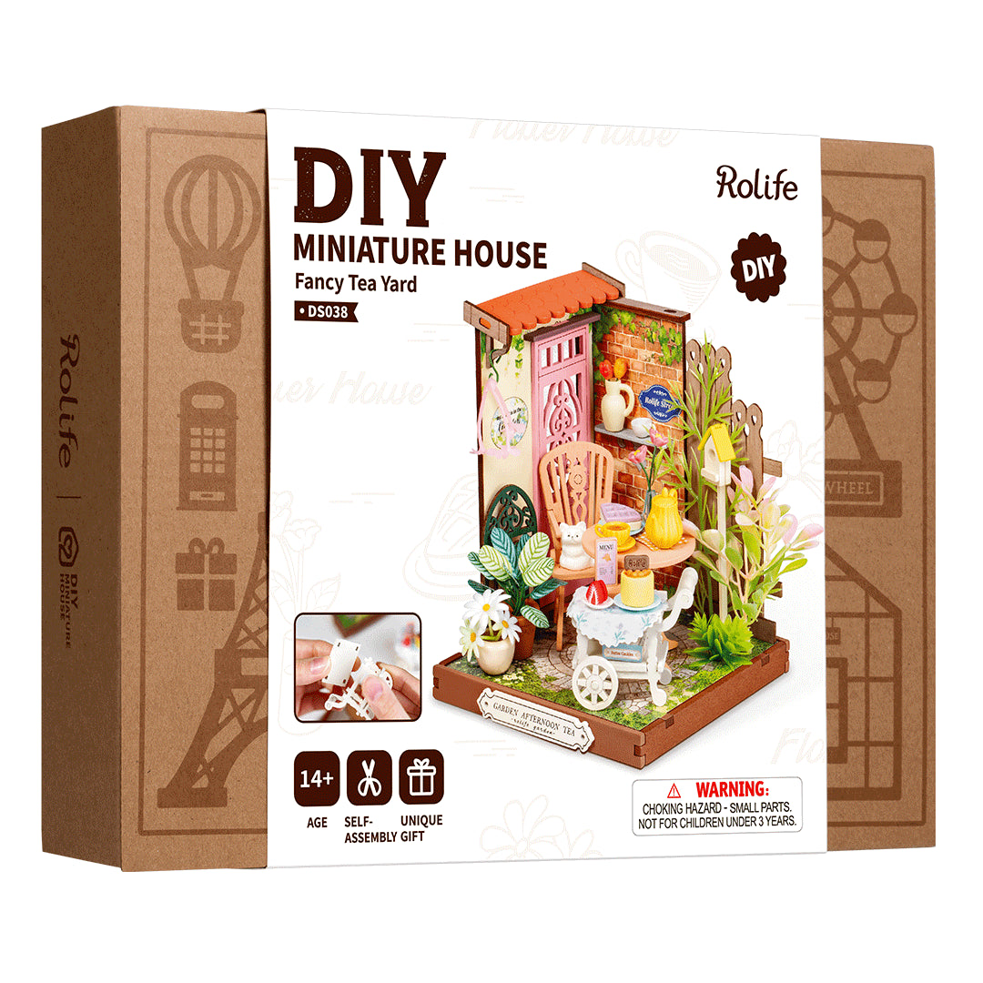 Fancy Tea Yard - DIY Bokshelf Decoration - Rolife