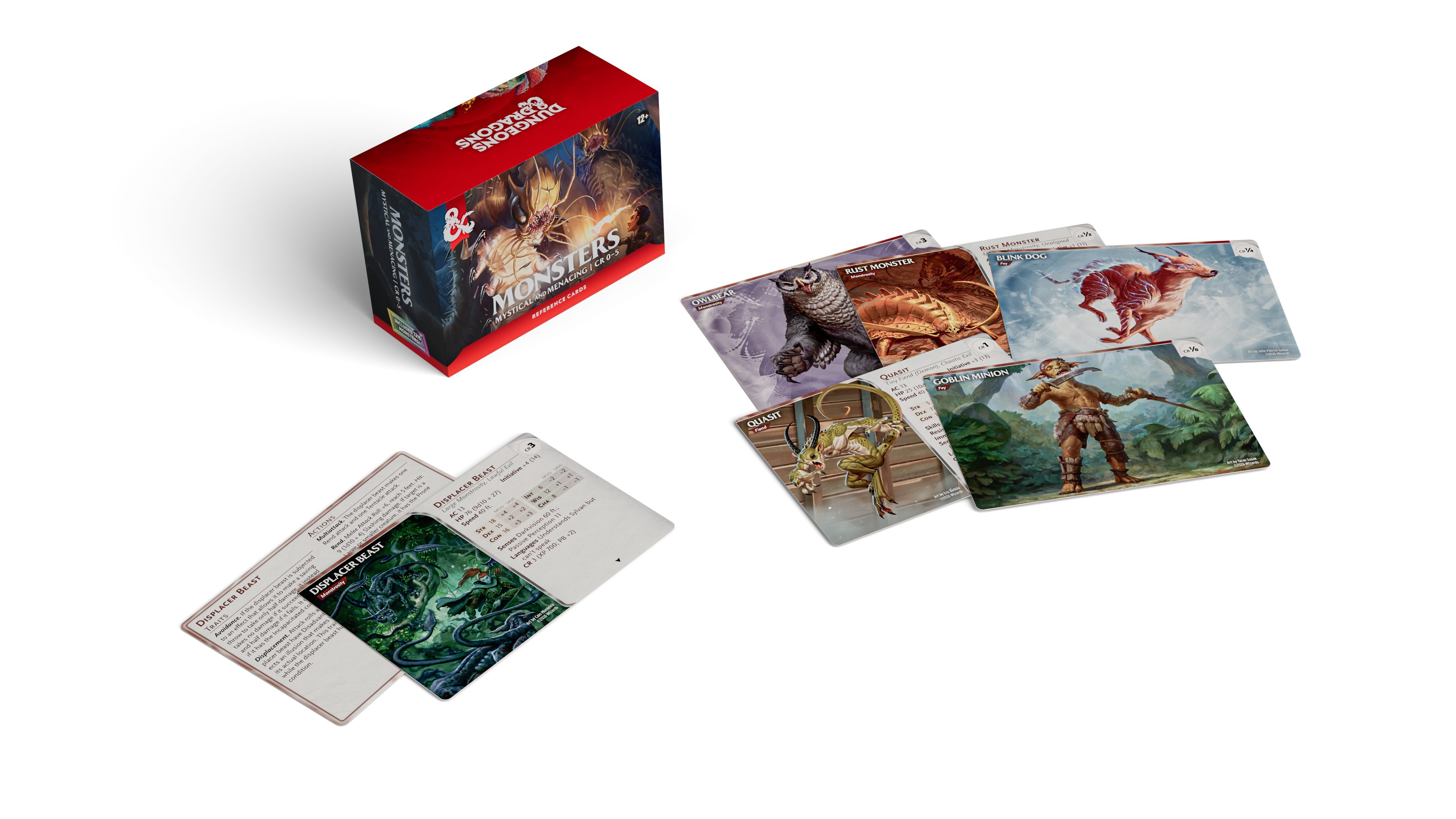 D&D Reference Cards - Monsters (Mystical and Menacing)