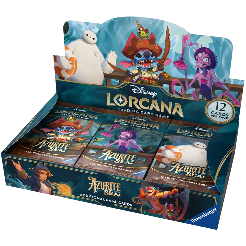 Disney Lorcana TCG: Azurite Sea - Booster Pack Display (24 boosters)