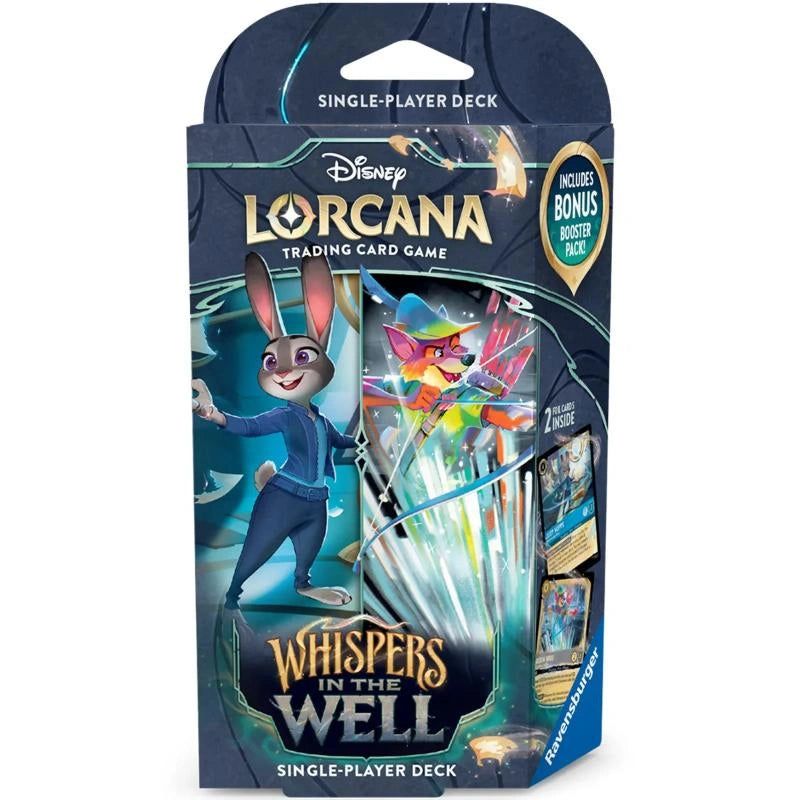 Disney Lorcana TCG: Whispers in the Well Starter Deck - Judy Hopps & Robin Hood