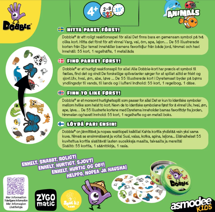 Dobble Animals (Sv)
