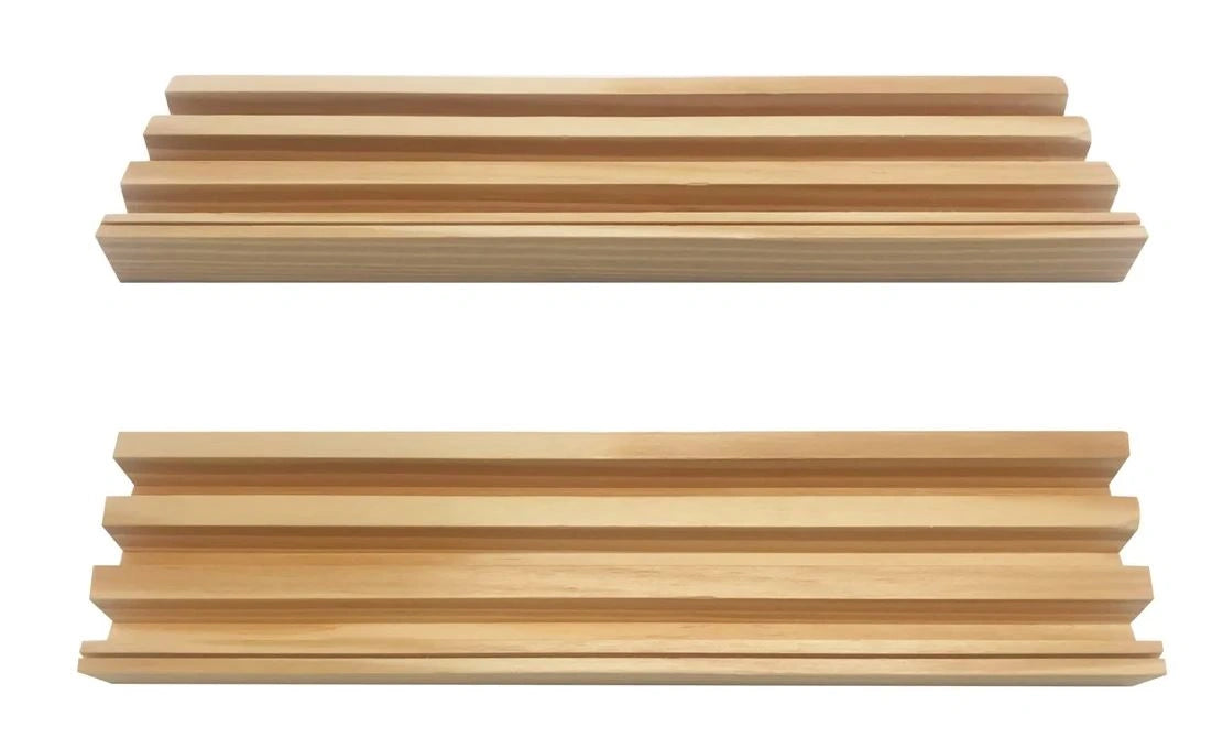 Domino and card holder wood 4 pieces