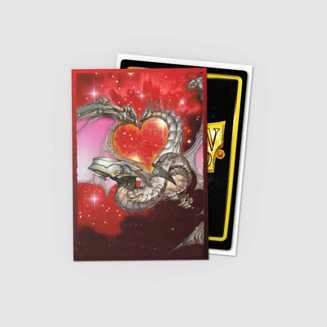 Dragon Shield Brushed Art Japanese size Sleeves - Valentine Dragon 2022