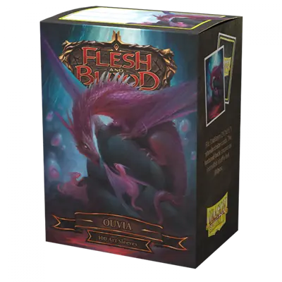 Dragon Shield Flesh and Blood License Standard Art Sleeves - Ouvia (100 Sleeves)