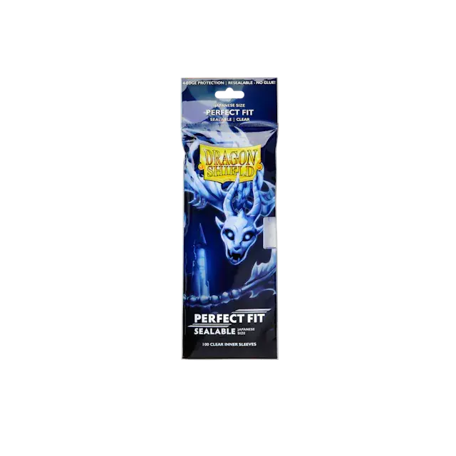 Dragon Shield Japanese Size Perfect Fit Sealable Inner Sleeves - Clear