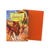 Dragon Shield Japanese size Dual Matte Sleeves - Ember