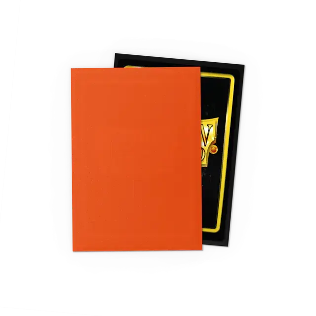 Dragon Shield Japanese size Dual Matte Sleeves - Ember