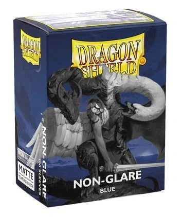 Dragon Shield Matte Non-Glare Sleeves - Blue (100 Sleeves)