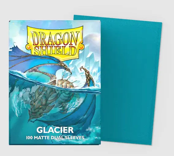 Glacier - Matte Dual Sleeves - Standard Size (100 Sleeves)