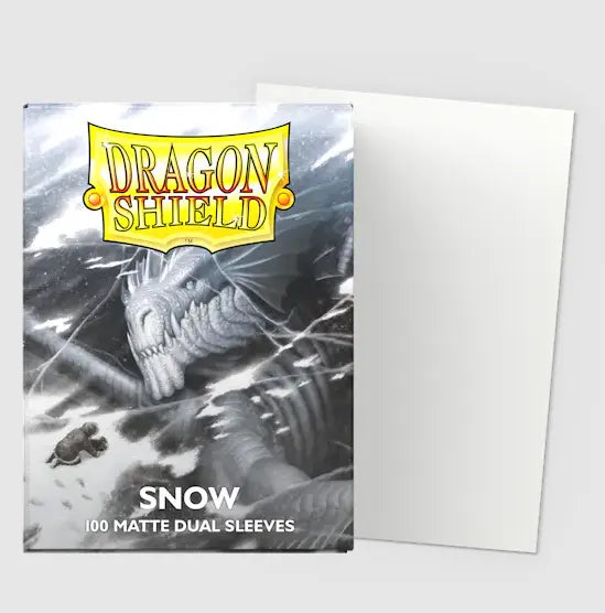 Snow - Matte Dual Sleeves - Standard Size (100 Sleeves)