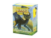Dragon Shield Sleeves - Standard size - Matte Dual - Yellow & Silver (100 Sleeves)