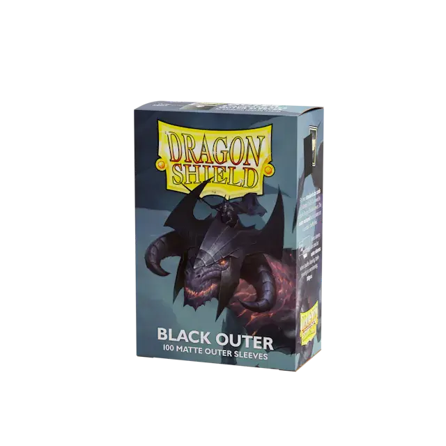 Dragon Shield Standard Matte Black Outer Sleeves