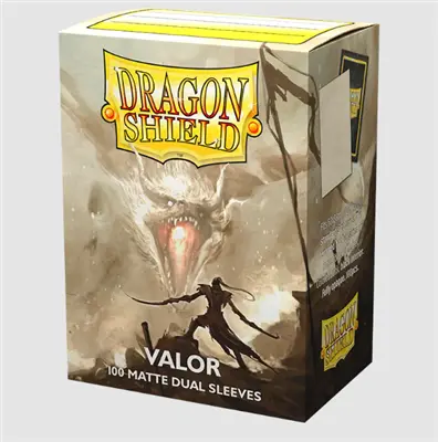 Dragon Shield Standard Matte Dual Sleeves - Valor (100 Sleeves)