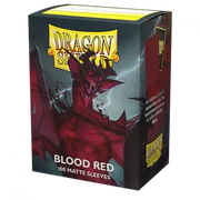 Dragon Shield Standard Matte Sleeves - Blood Red 'Simurag' (100 Sleeves)