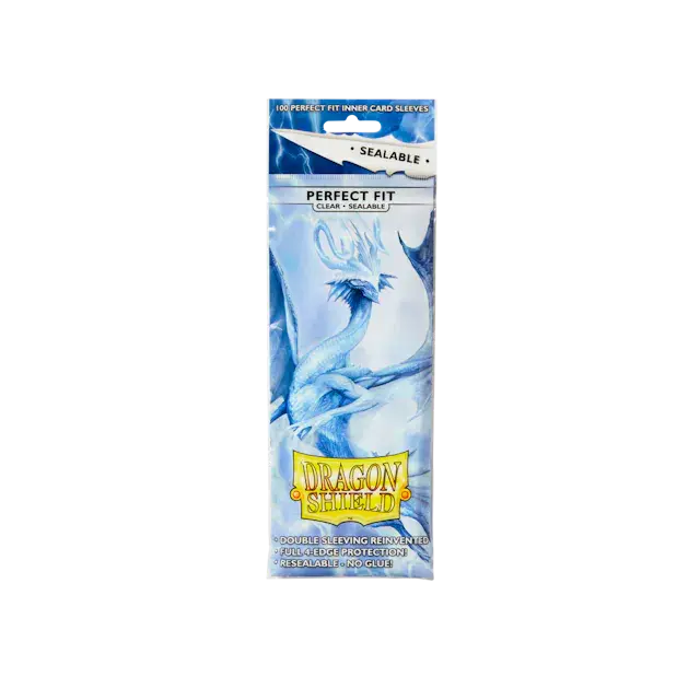 Dragon Shield Standard Perfect Fit Sealable Sleeves - Clear