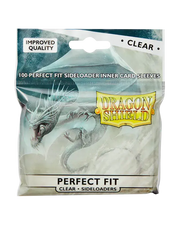 Dragon Shield Standard Perfect Fit Sideloading Sleeves - Clear (100 Sleevees)