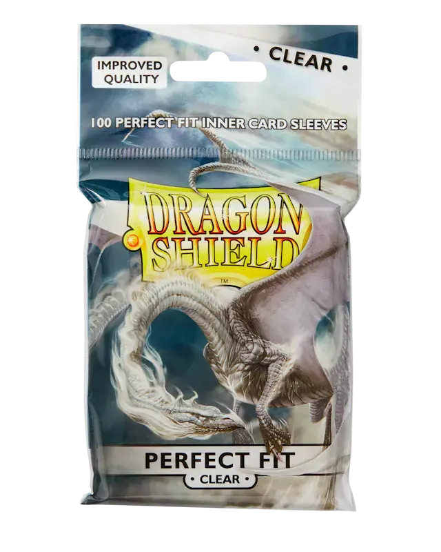 Dragon Shield Standard Perfect Fit Sleeves - Clear