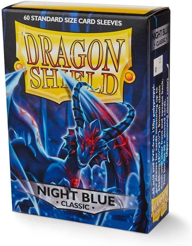 Dragon Shield Standard Sleeves - Night Blue Xao (60 Sleeves)