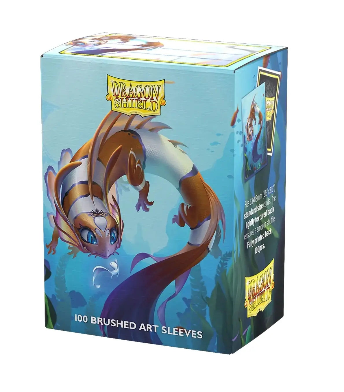 Dragon Shield Standard size Brushed Art Sleeves - The Cinderfin (100 Sleeves)