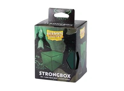 Dragon Shield Strongbox Box - Clear Green