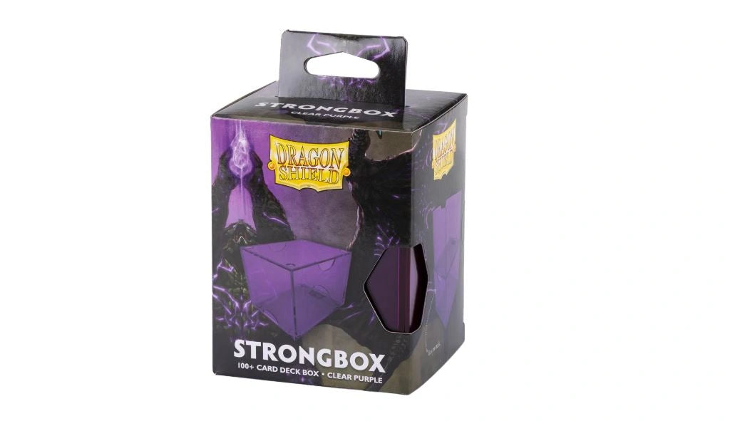 Dragon Shield Strongbox Box - Clear Purple