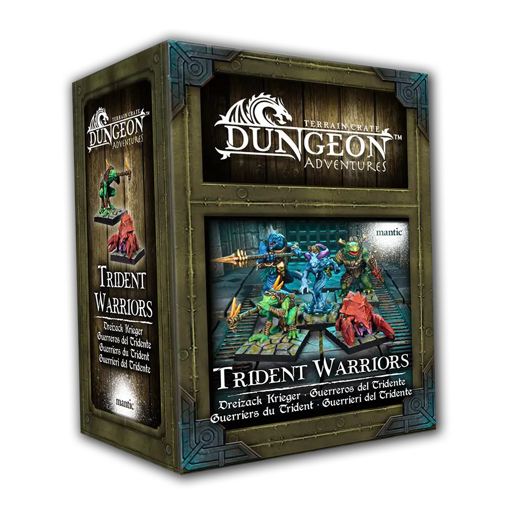 Dungeon Adventures: Trident Warriors (Miniatyrer för Rollspel)