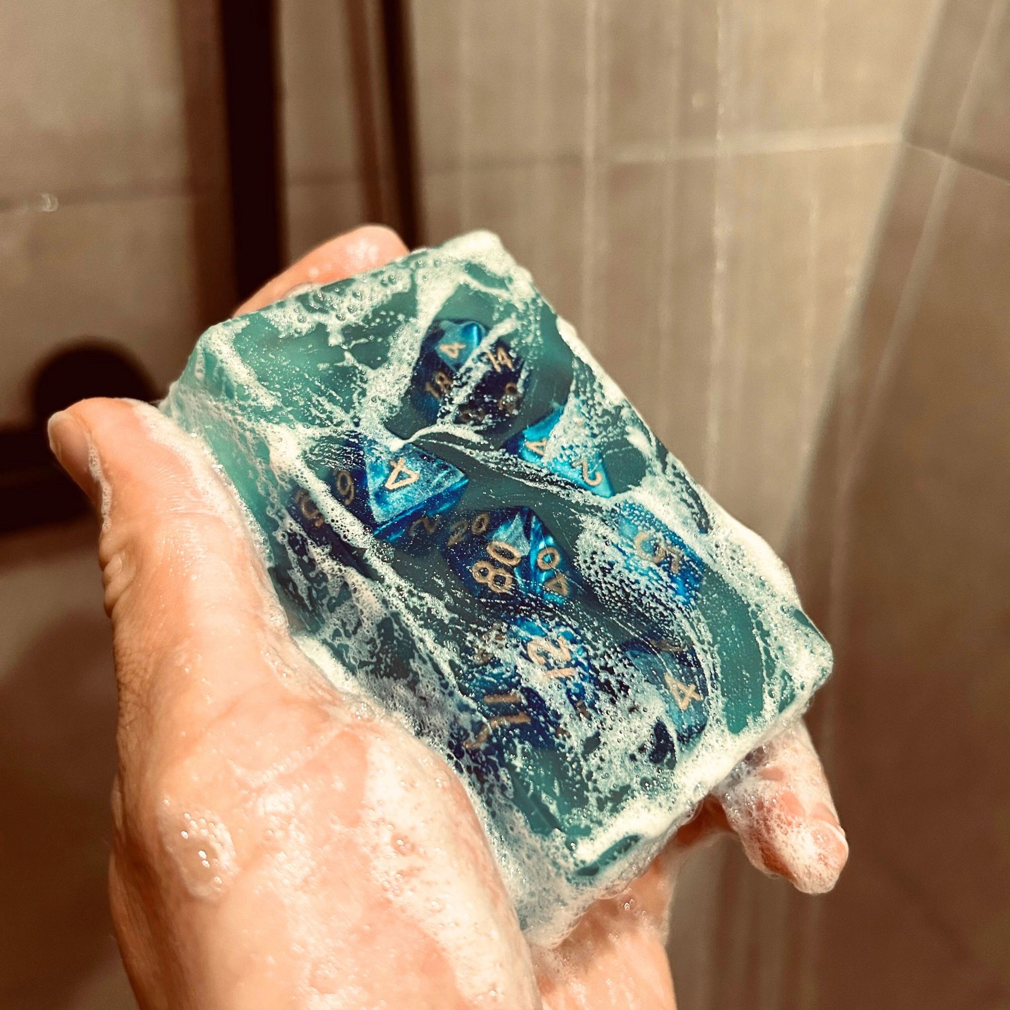 Dungeons and Bubbles Dice Set Soap Fantasy Scents