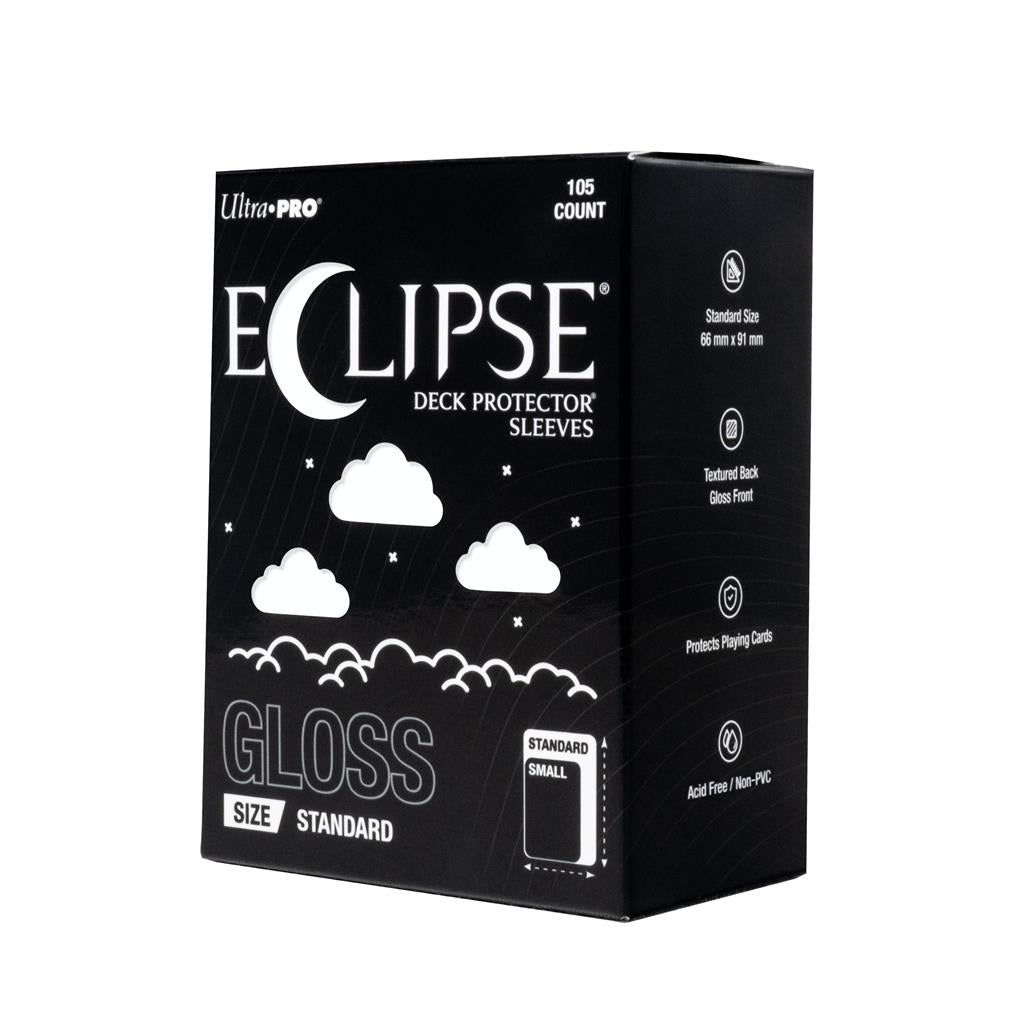 ECLIPSE® Gloss Standard DECK PROTECTOR® Sleeves: Arctic White - 105ct
