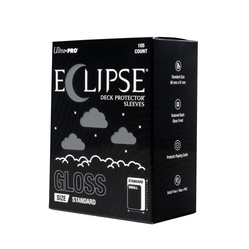ECLIPSE® Gloss Standard DECK PROTECTOR® Sleeves: Smoke Grey - 105ct