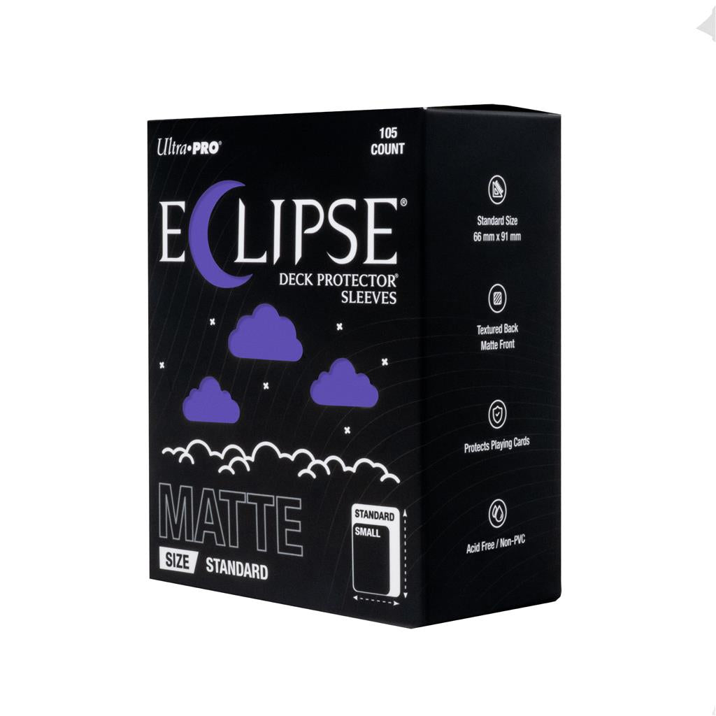 ECLIPSE® Matte Standard DECK PROTECTOR® Sleeves: Royal Purple - 105ct