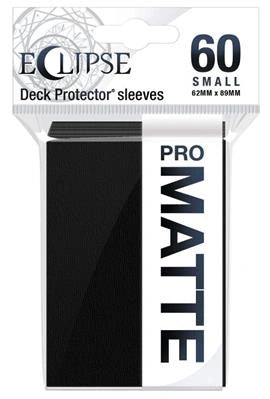 Eclipse Matte Small Sleeves: Jet Black (60 Sleeves)