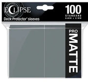 Eclipse Matte Standard Sleeves: Smoke Grey (100 Sleeves)