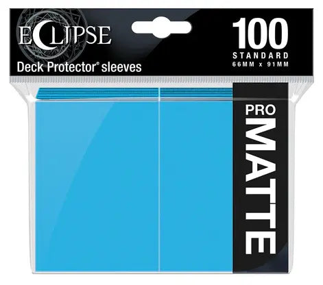 Eclipse Matte Standard Sleeves: Sky Blue (100 Sleeves)