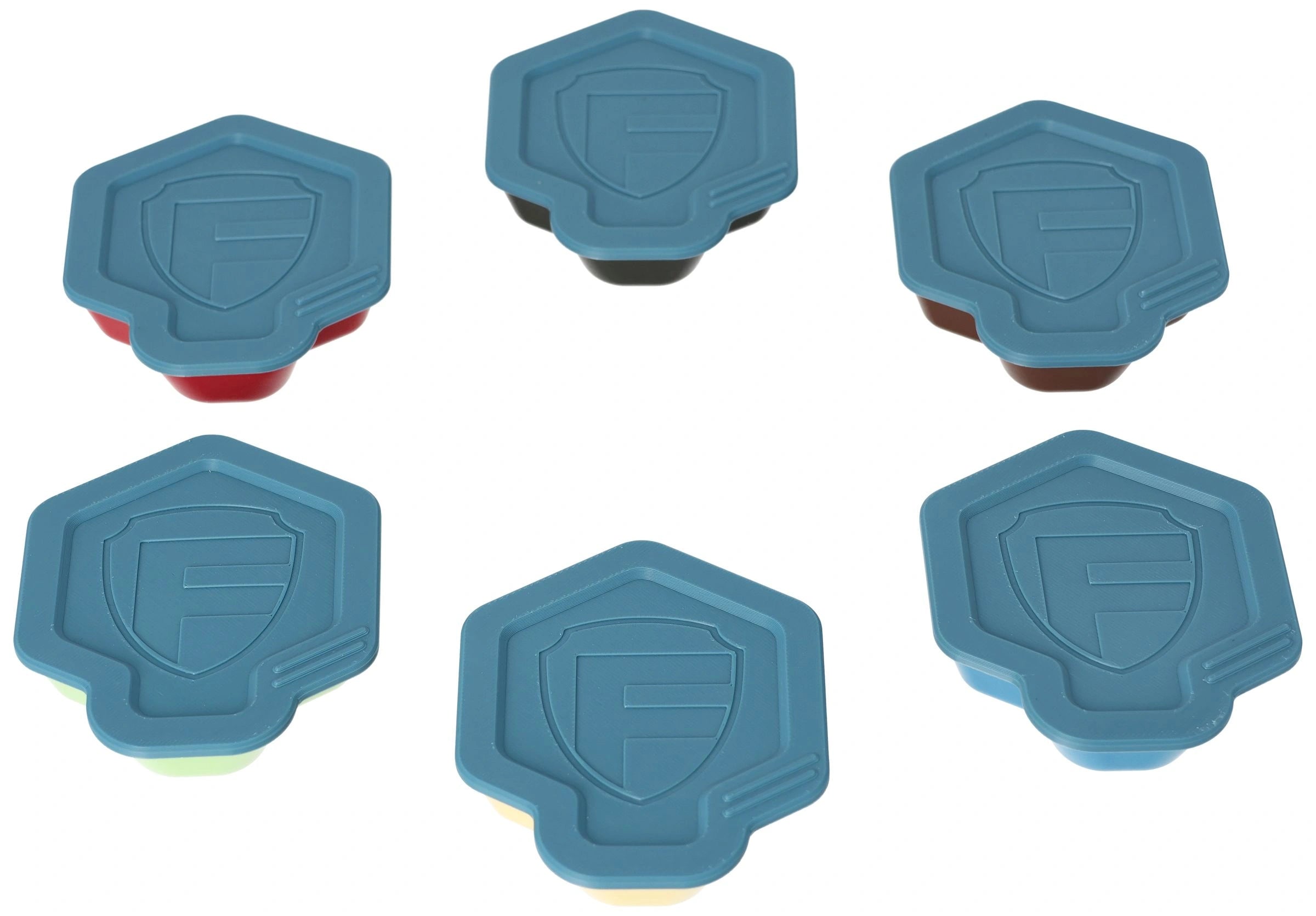 6 pcs value pack Feldherr lid for SHELL token trays