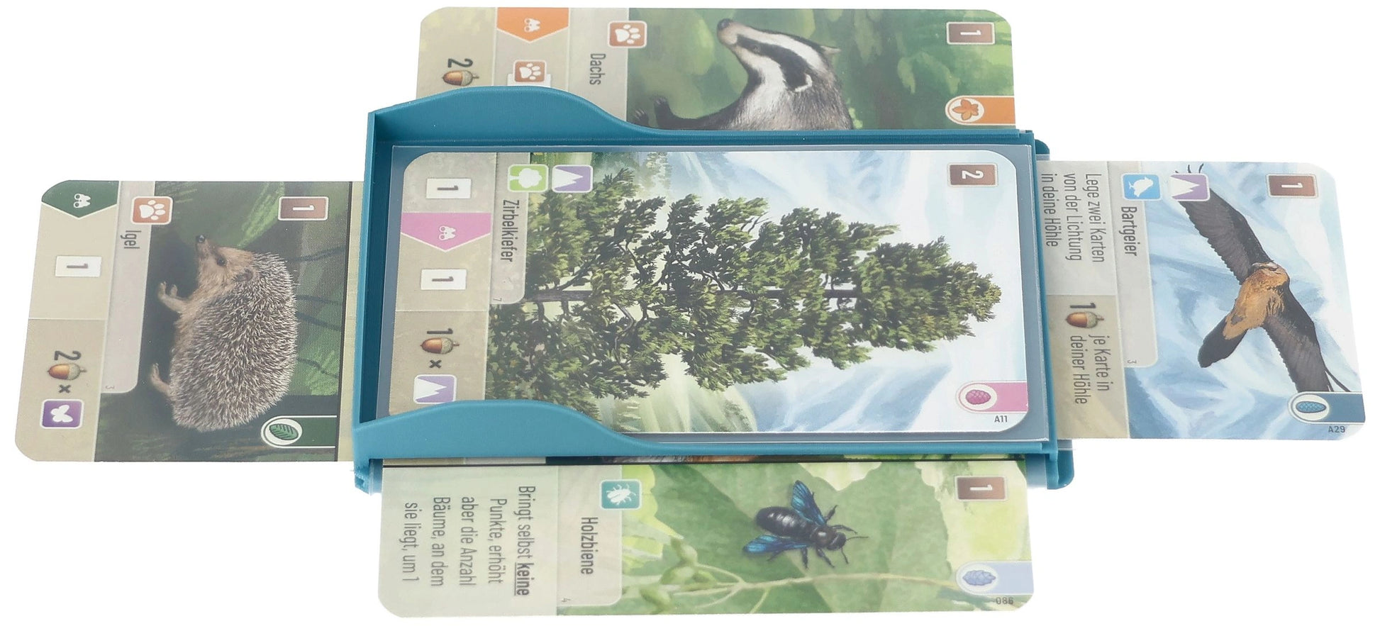 5 pcs set Feldherr card tray for Forest Shuffle - Tree Cards