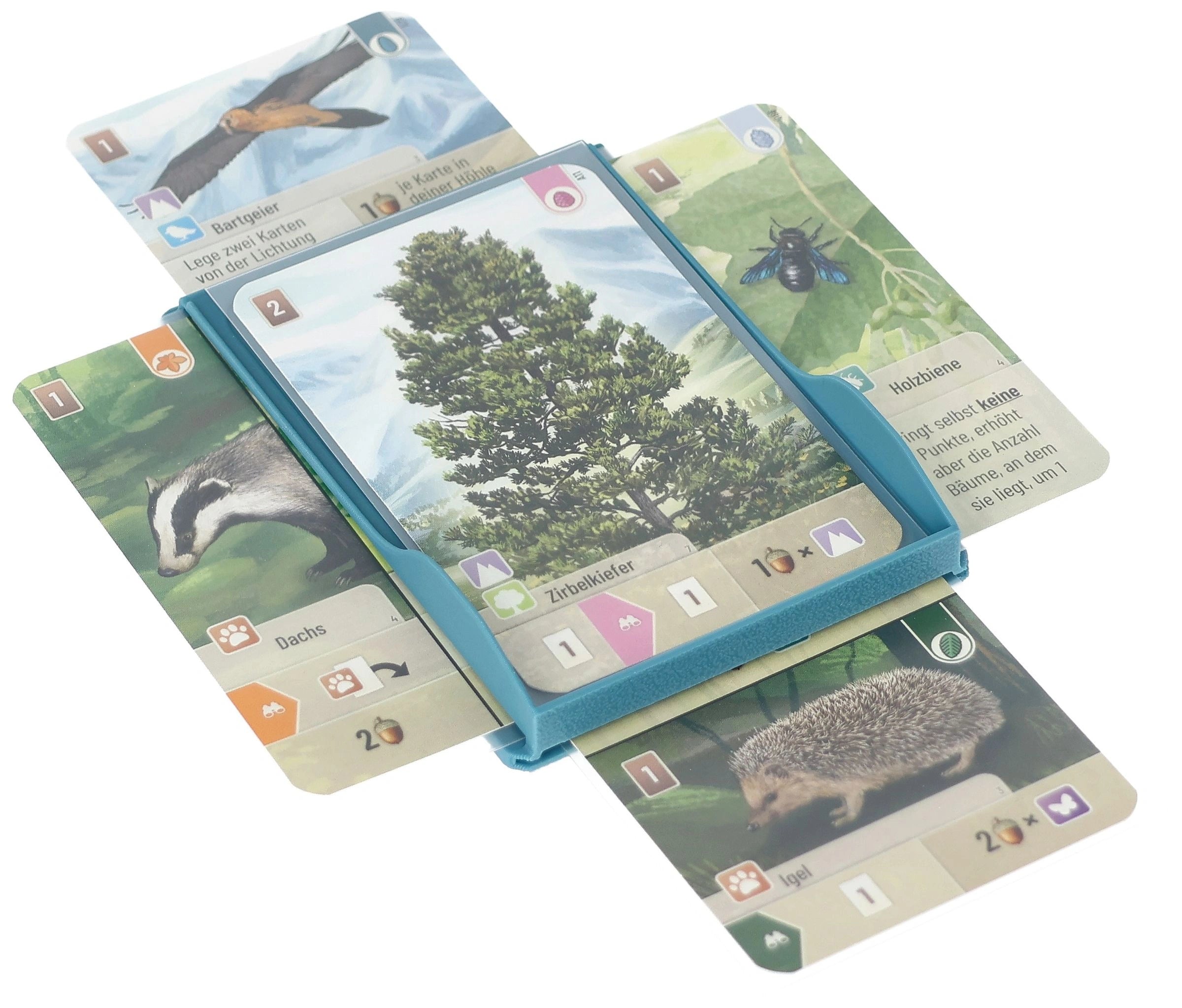 5 pcs set Feldherr card tray for Forest Shuffle - Tree Cards