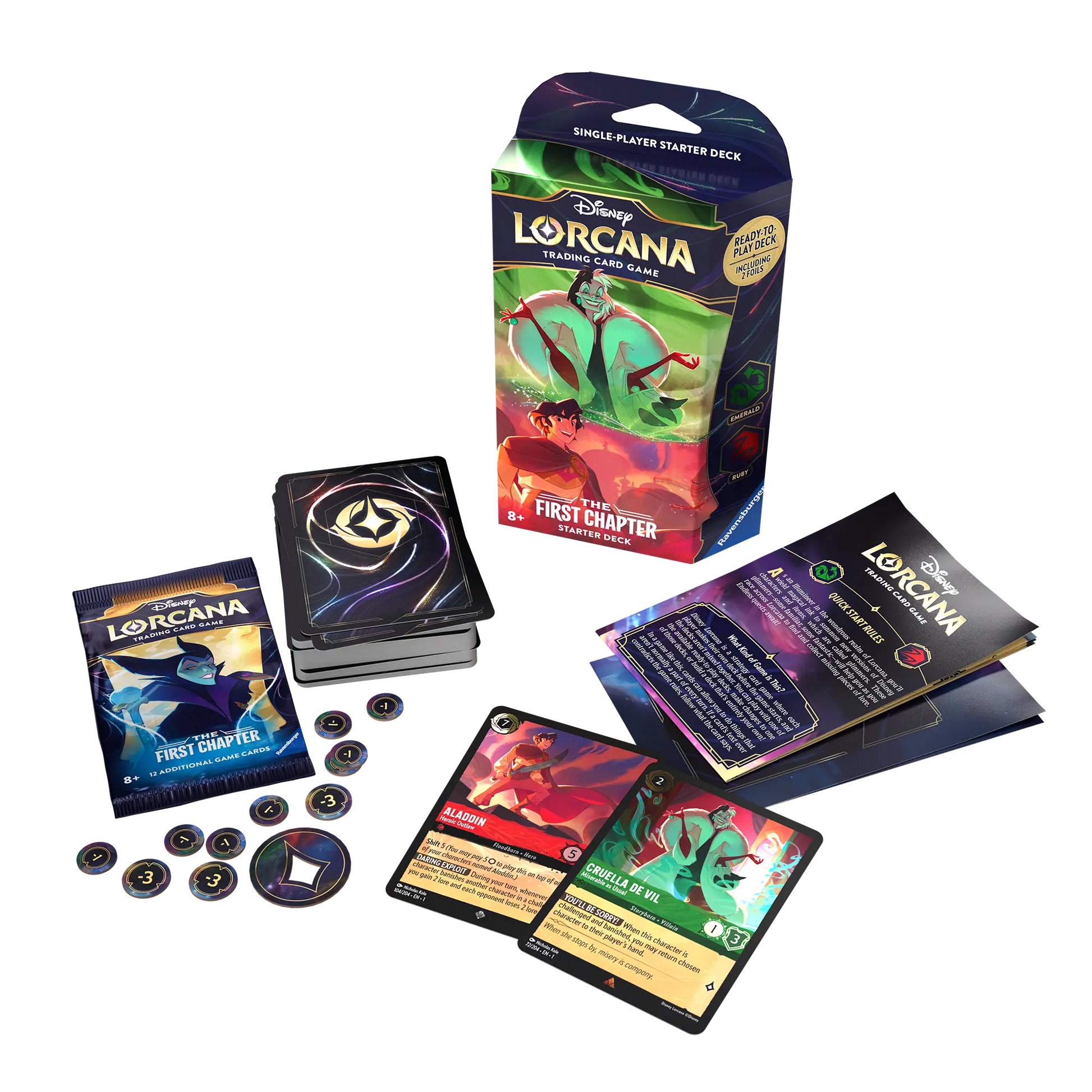Disney Lorcana TCG: The First Chapter - Starter deck - Cruella and Aladdin