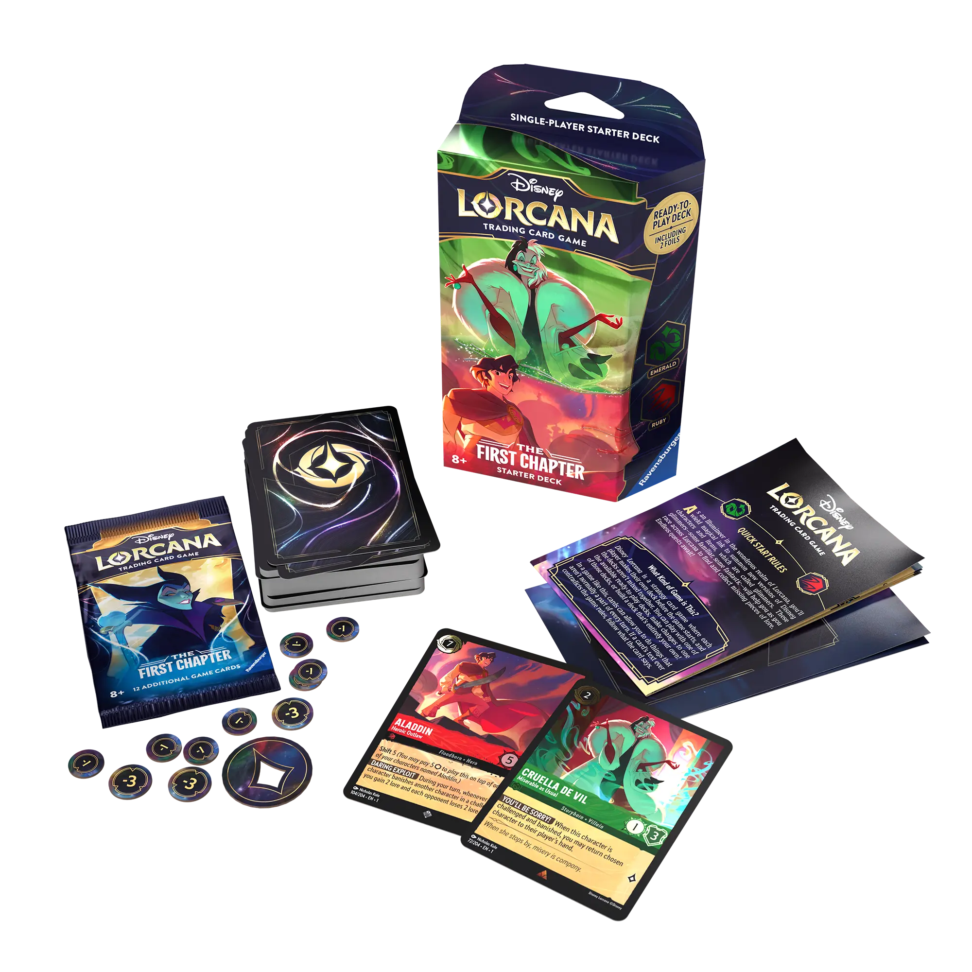 Disney Lorcana TCG: The First Chapter - Starter deck - Cruella and Aladdin