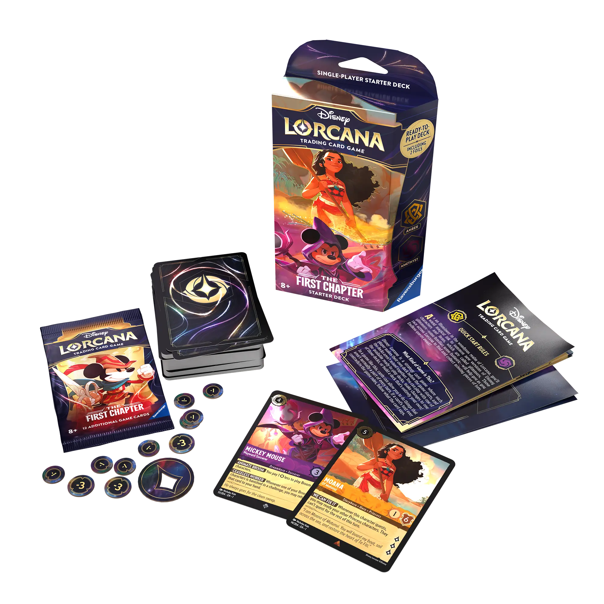 Disney Lorcana TCG: The First Chapter - Starter deck - Sorcerer Mickey and Moana