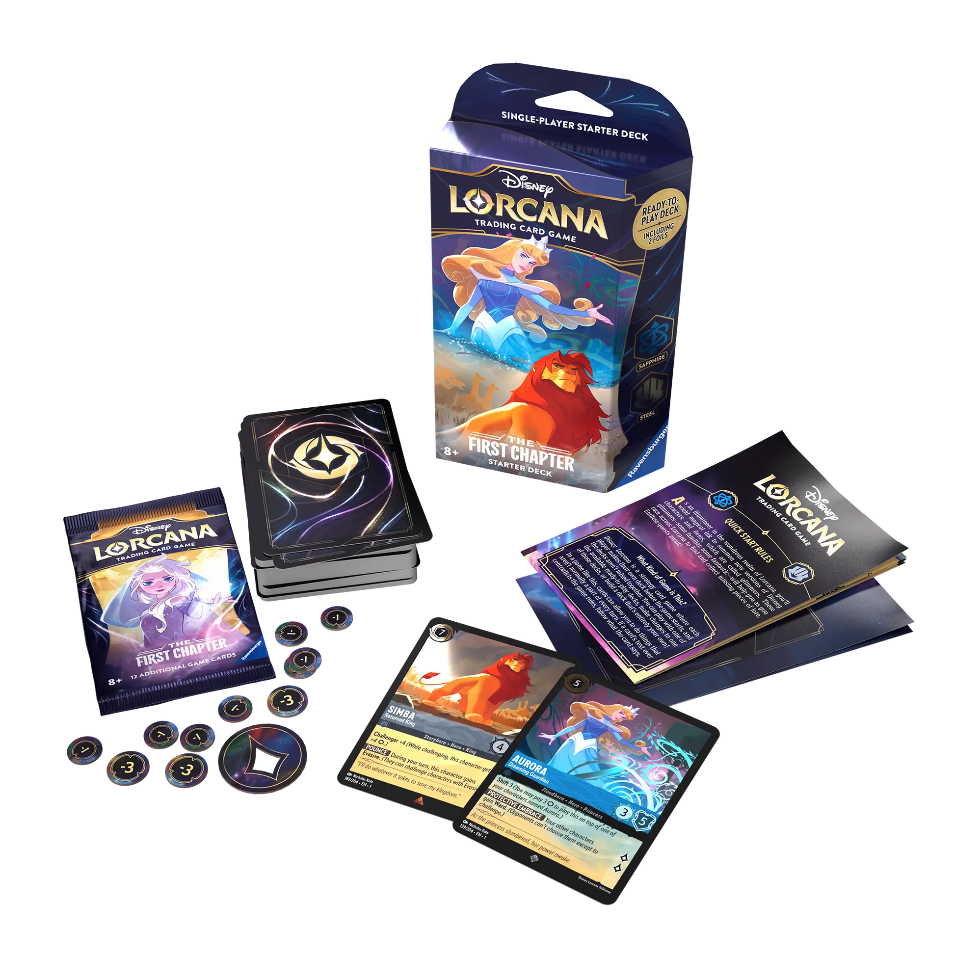 Disney Lorcana TCG: The First Chapter - Starter deck - Princess Aurora and Simba